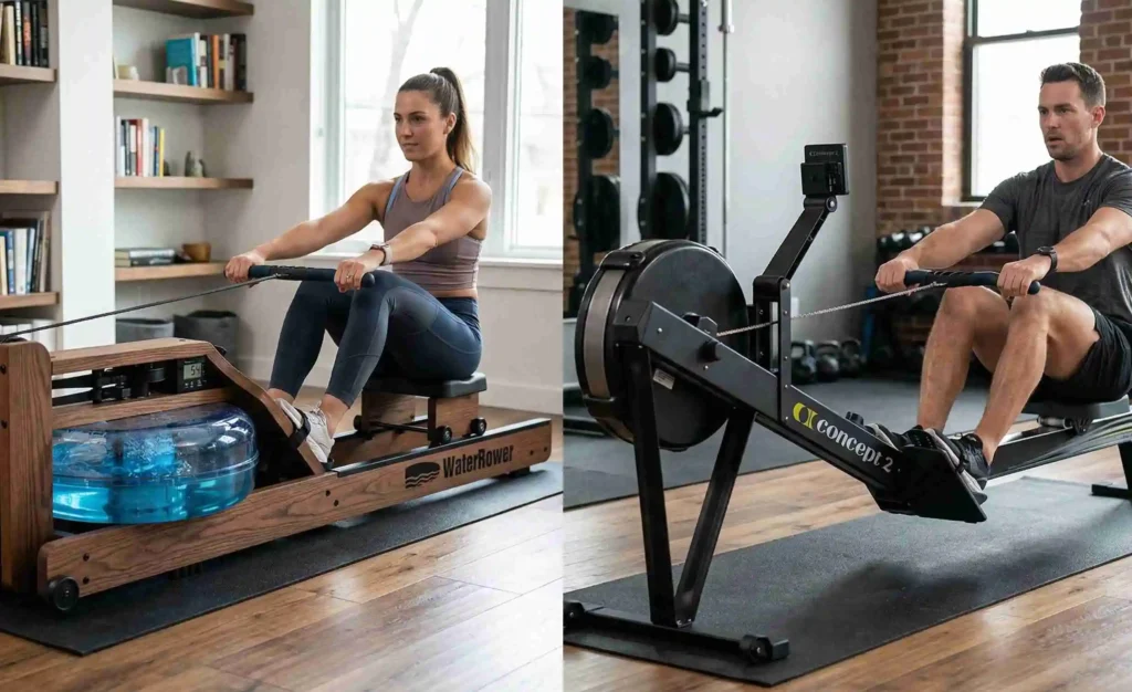 water rower vs concept 2